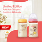 Pigeon Official New Wide Neck PPSU Bear Feeding Bottle 240ml for newborn (M), medium flow, no nipple confusion, anti-colic, high heat resistance