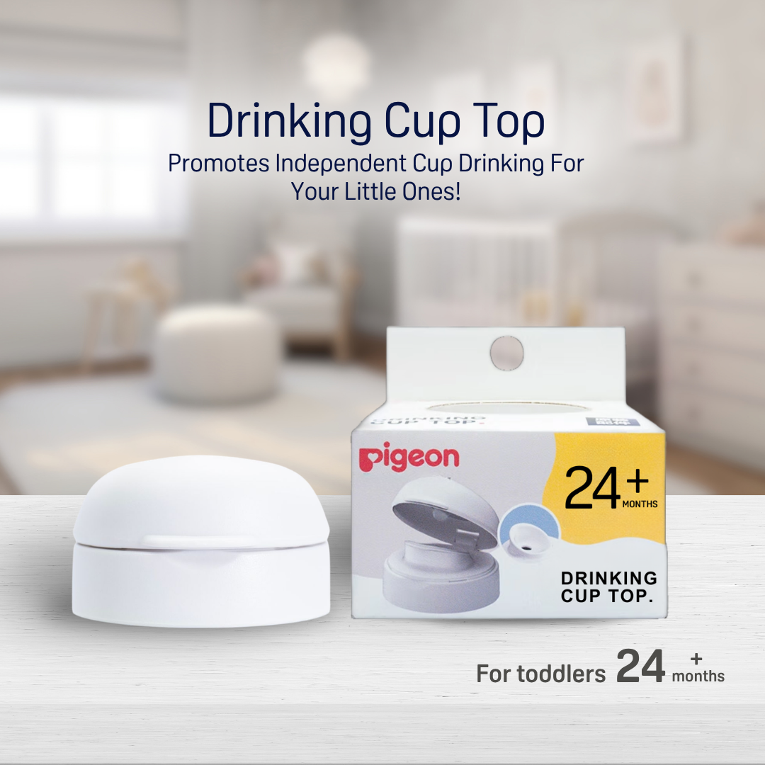 Pigeon Age-Up Cup Lid for Baby Bottle | 24 Months+ Toddler Training Cup Lid | BPA-Free Japan No. 1 Brand