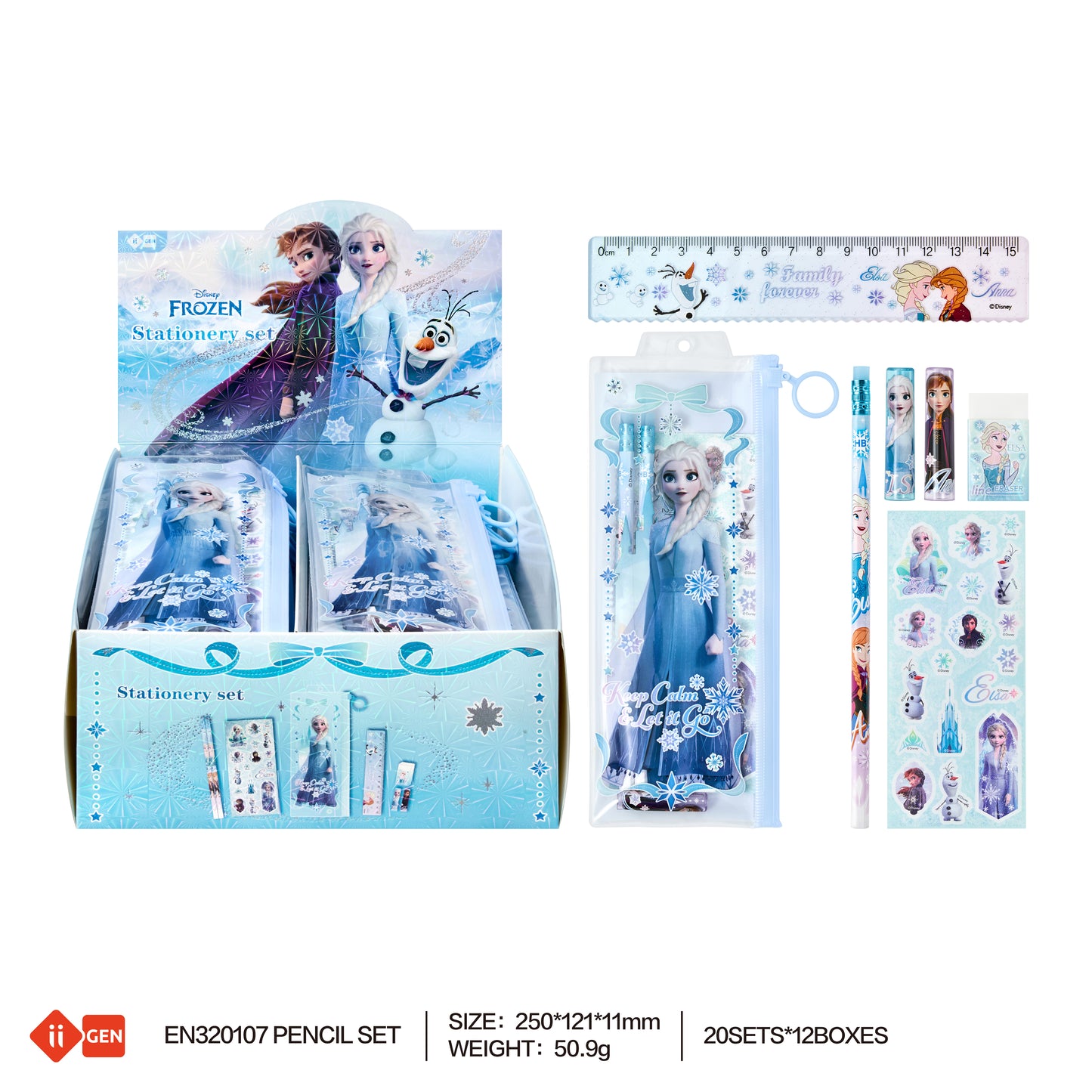 Frozen HB Pencil set