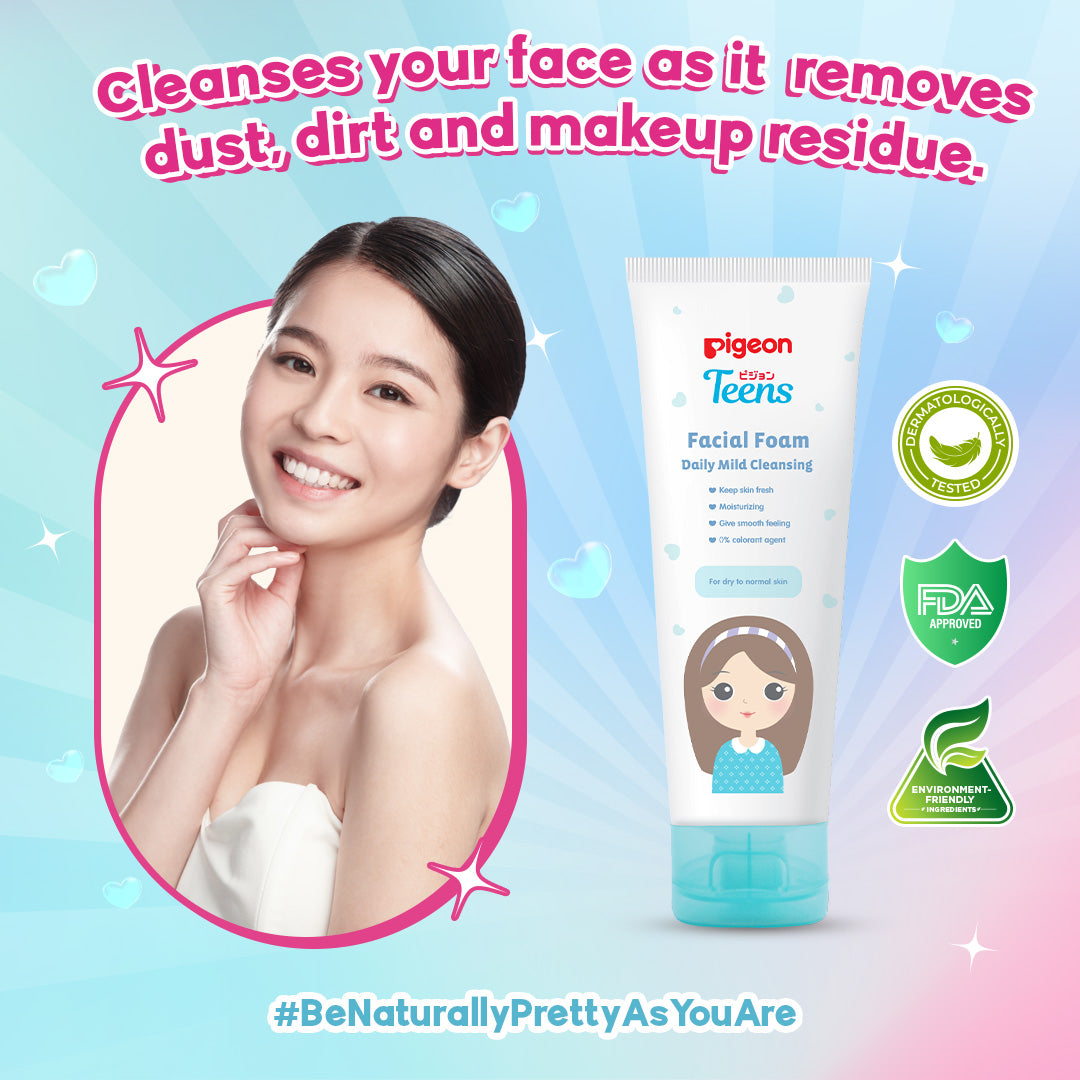 Pigeon Teens Facial Foam Daily Mild Cleansing