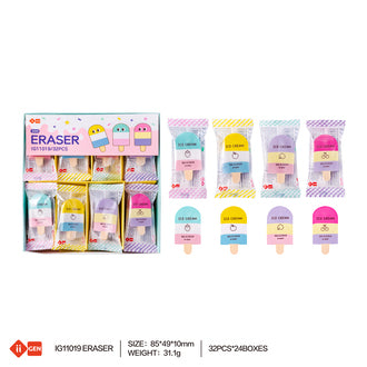 LAZY STAR TPR Eraser(ice-pop design)