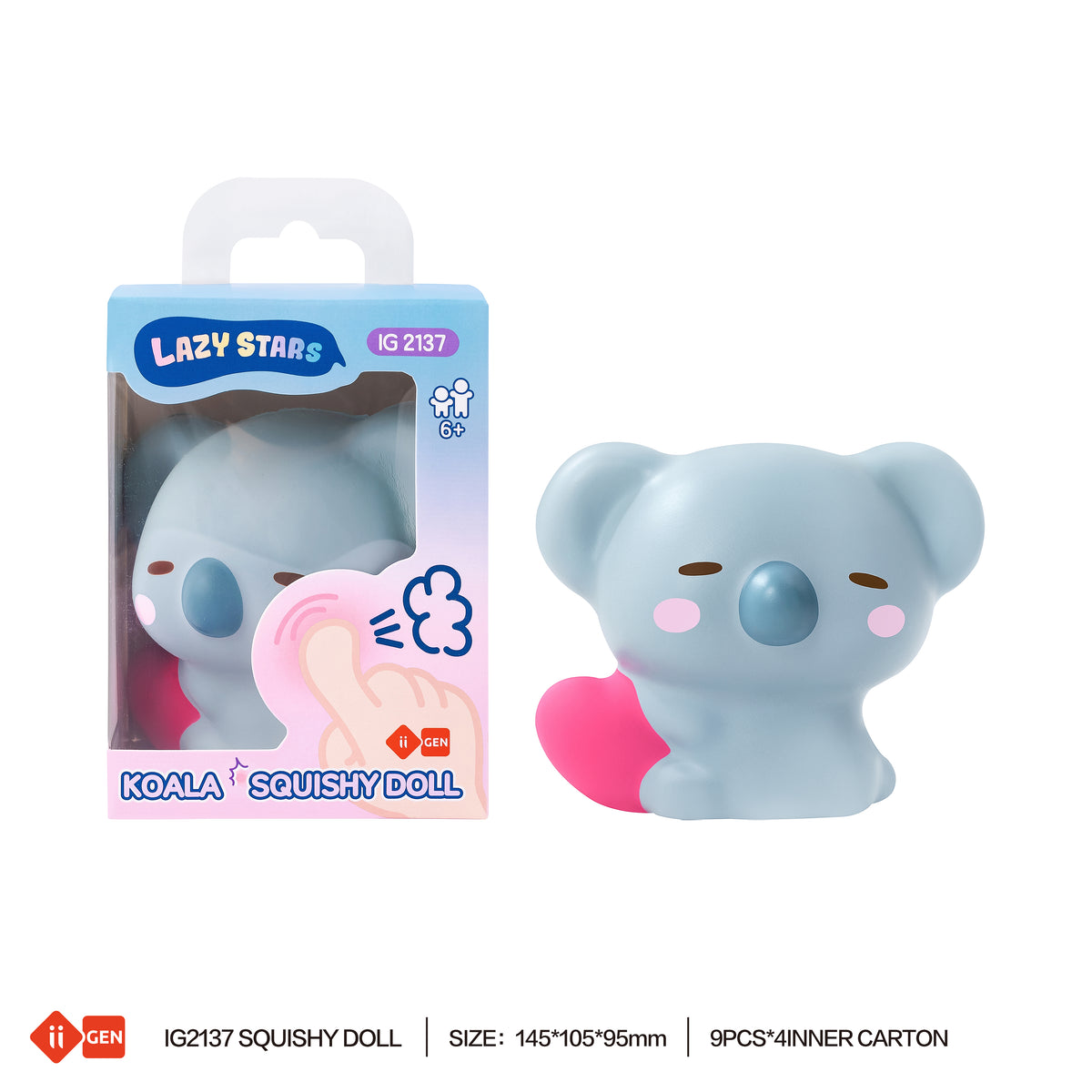 LAZY STAR Squishy doll (koala design)