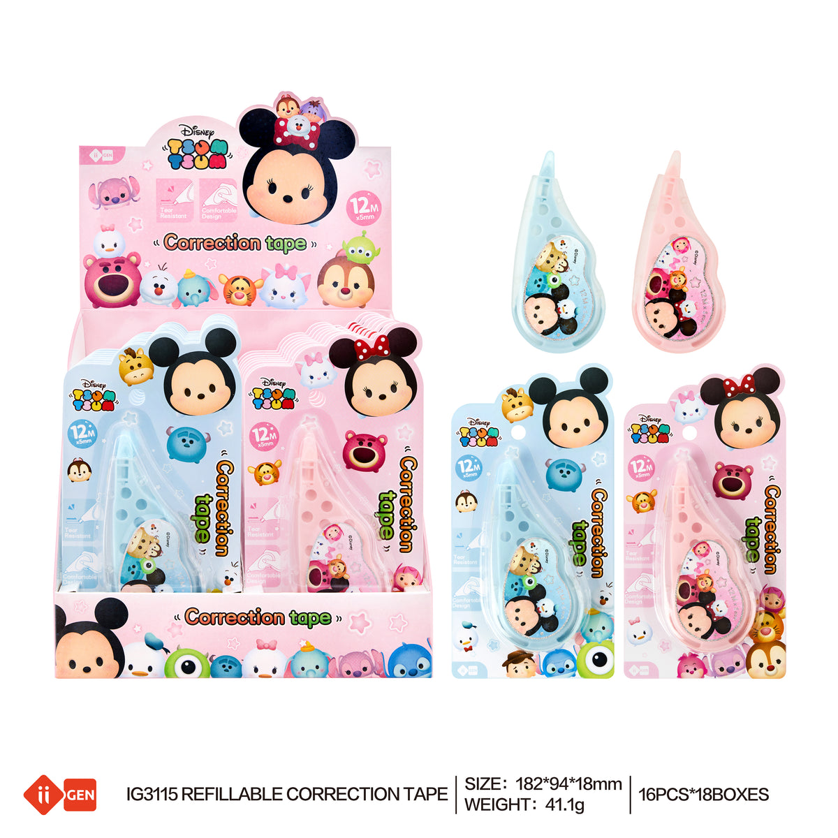 Tsum Tsum Correction tape 1 pc only