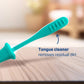 Pigeon Official - Lesson 4 Toothbrush Mint with Suction Cup Stand, 18+ Months, Soft Bristles, Slim head to reach back molars, Ergonomic handle, BPA Free, Co-developed with Pediatric Dentist, Japan No. 1 Brand