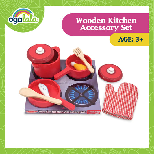 Melissa and Doug Wooden Kitchen Accessory Set