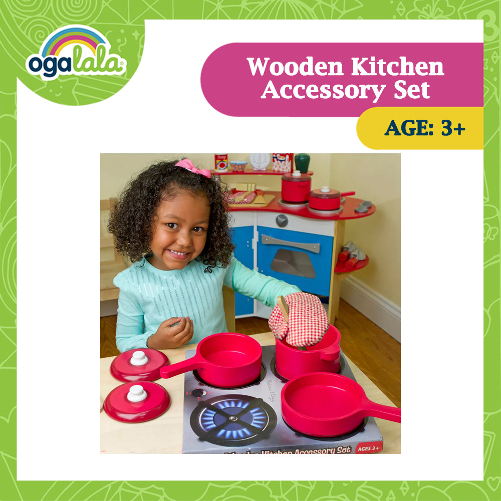 Melissa and Doug Wooden Kitchen Accessory Set