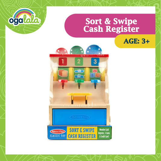 Melissa & Doug SPIN AND SWIPE CASH REGISTER