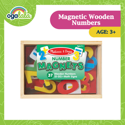 Melissa and Doug Magnetic Wooden Numbers