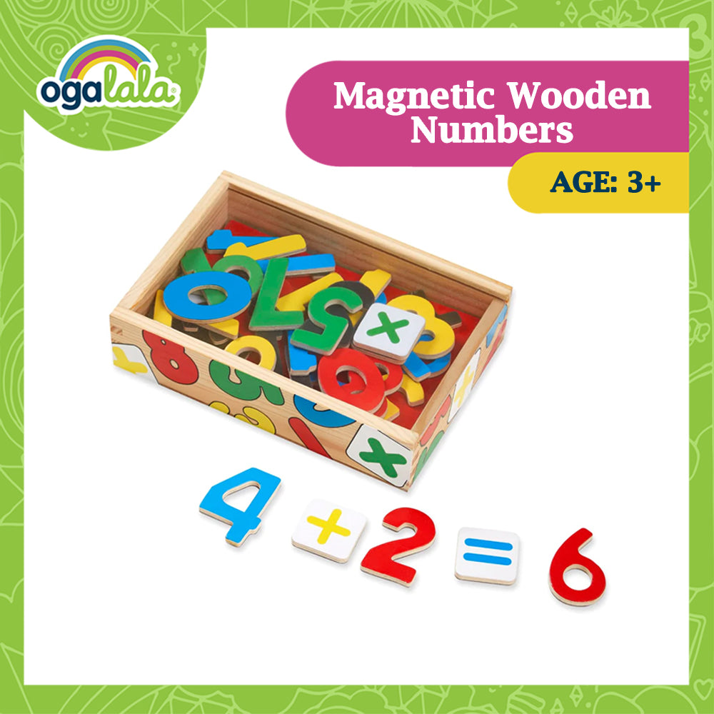 Melissa and Doug Magnetic Wooden Numbers