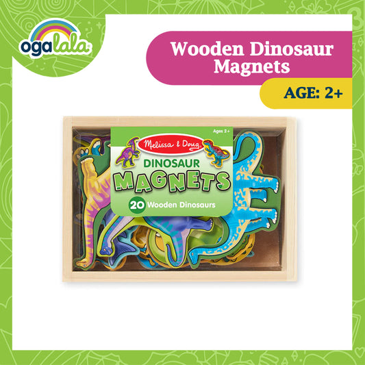 Melissa & Doug Wooden Dinosaur Magnets