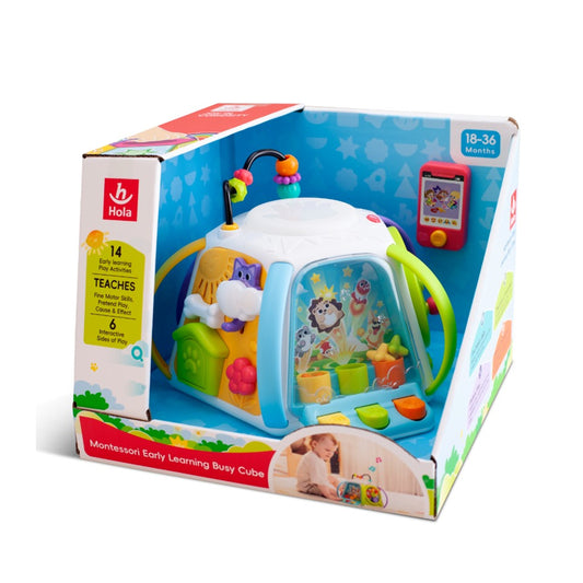 Hola Montessori Early  Learning Busy Cube