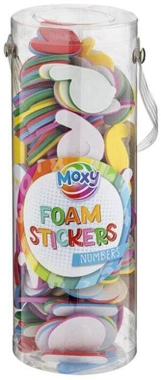 MOXY FOAM STICKERS, NUMBERS