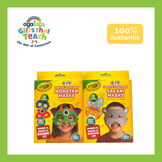 WIGSTON CRAYOLA CREATE YOUR OWN MASKS SETS