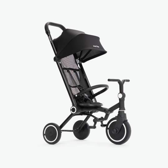 Smartrike Wonder+Storm 3-Wheel Stroller, Compact Folding, Patended one-handed steering, Carry-on