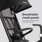 Smartrike Wonder+Storm 3-Wheel Stroller, Compact Folding, Patended one-handed steering, Carry-on