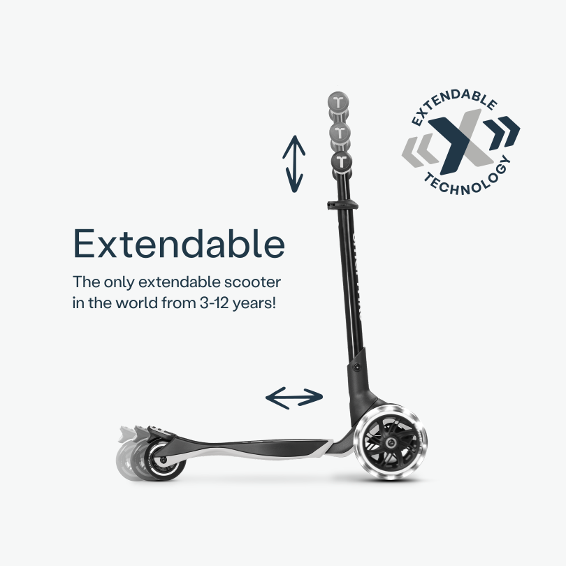SmarTrike Xtend Scooter ride on - Grey