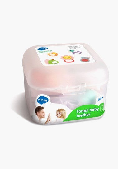 HOLA Forest Baby Teether (5 models assorted/5 pcs in box)