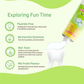 Pigeon Official Toothpaste Apple 0+ Months 1pc - 100% Food Grade Ingredients, SLS/Fluoride Free, Safe if swallowed, Gentle on new milk teeth, made with Xylitol agent, Co-developed with Pediatric Dentist, Japan No. 1 Brand