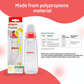 Pigeon Official - PP Slim Neck Standard Feeding Red Bottle Fast Flow, 240ml (L) 9+ Months Twin Pack Anti Colic, No Nipple Confusion, BPA Free, Soft Flexible Nipples, Japan No. 1 Brand