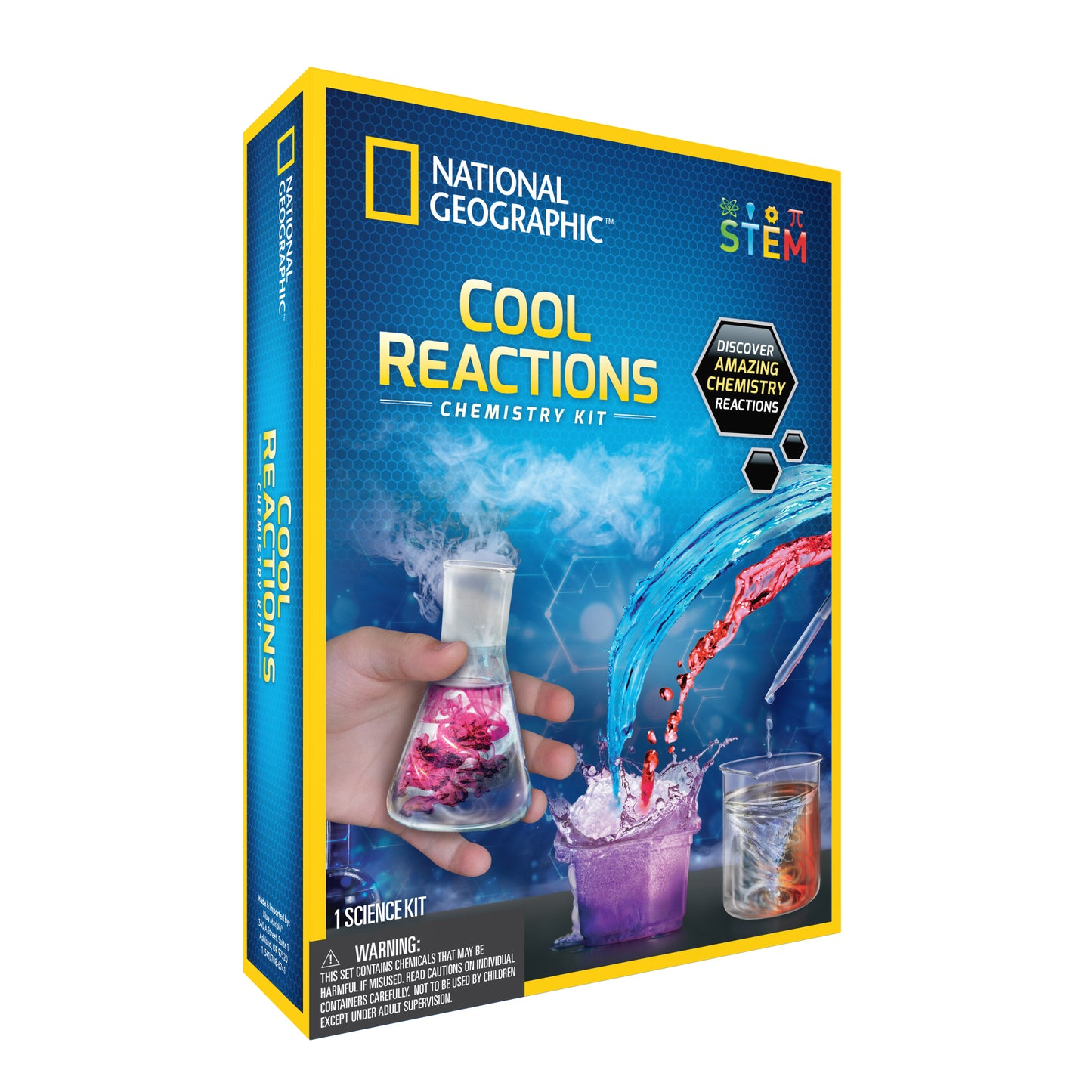 Nat Geo Science Kit 1 - Volcano + Cool Chem + Rock Bundle