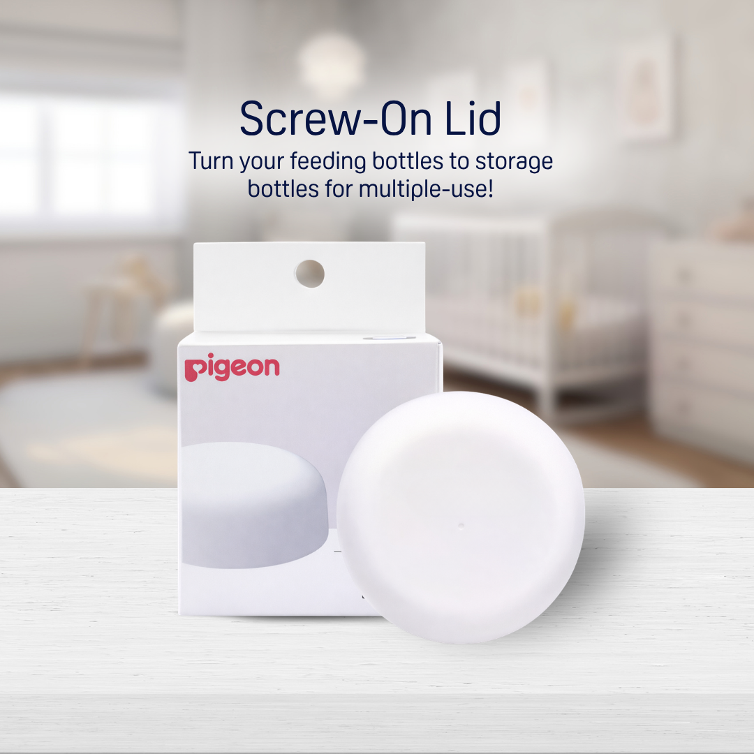 Pigeon Screw-On Lid for Baby Bottle | Leak-Proof Bottle Storage Lid | BPA-Free Japan No. 1 Brand