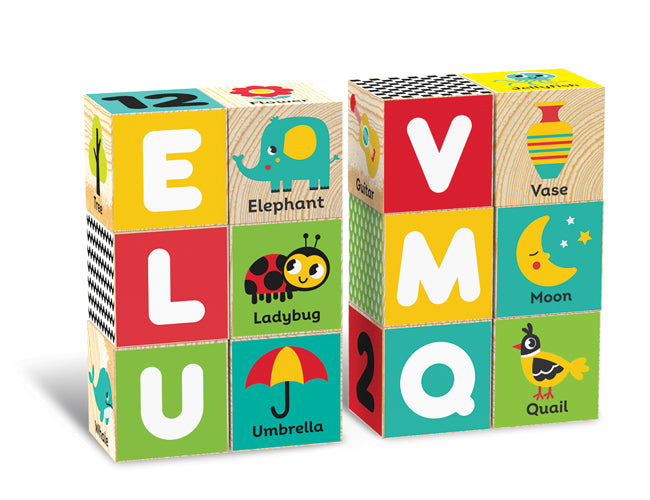 Kids Hits ABC Wooden Cubes