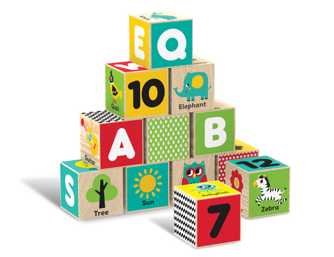 Kids Hits ABC Wooden Cubes