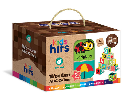 Kids Hits ABC Wooden Cubes
