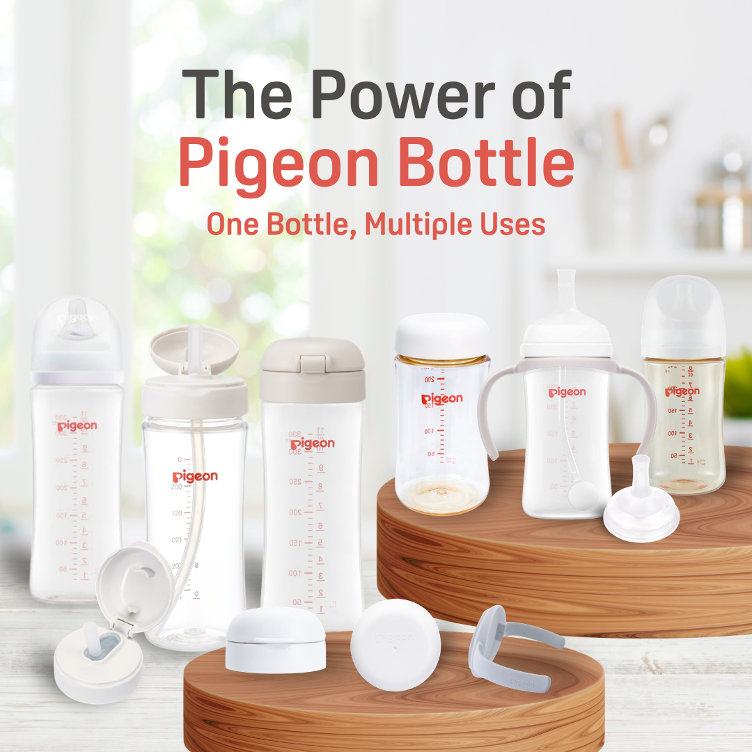 Pigeon Screw-On Lid for Baby Bottle | Leak-Proof Bottle Storage Lid | BPA-Free Japan No. 1 Brand