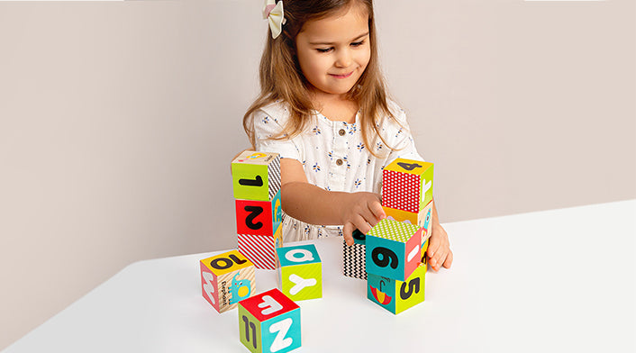 Kids Hits ABC Wooden Cubes