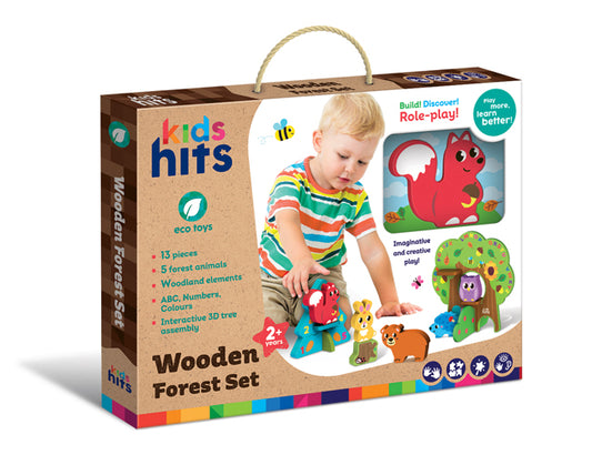 Kids Hits WOODEN Forest Set