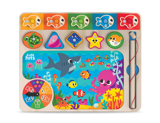 Kids Hits Go Fishing Sorter board
