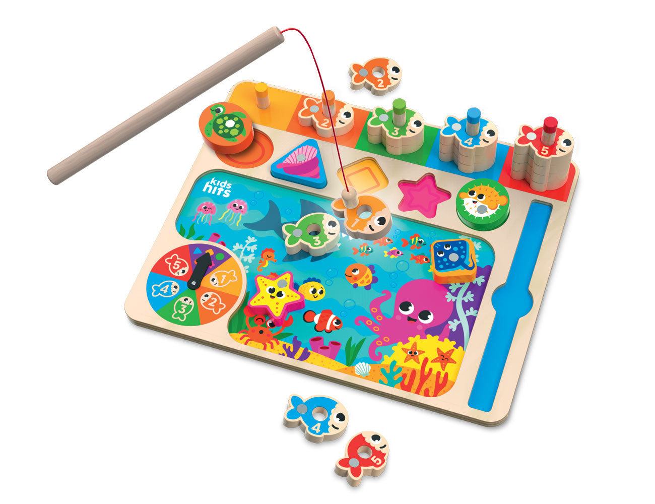 Kids Hits Go Fishing Sorter board