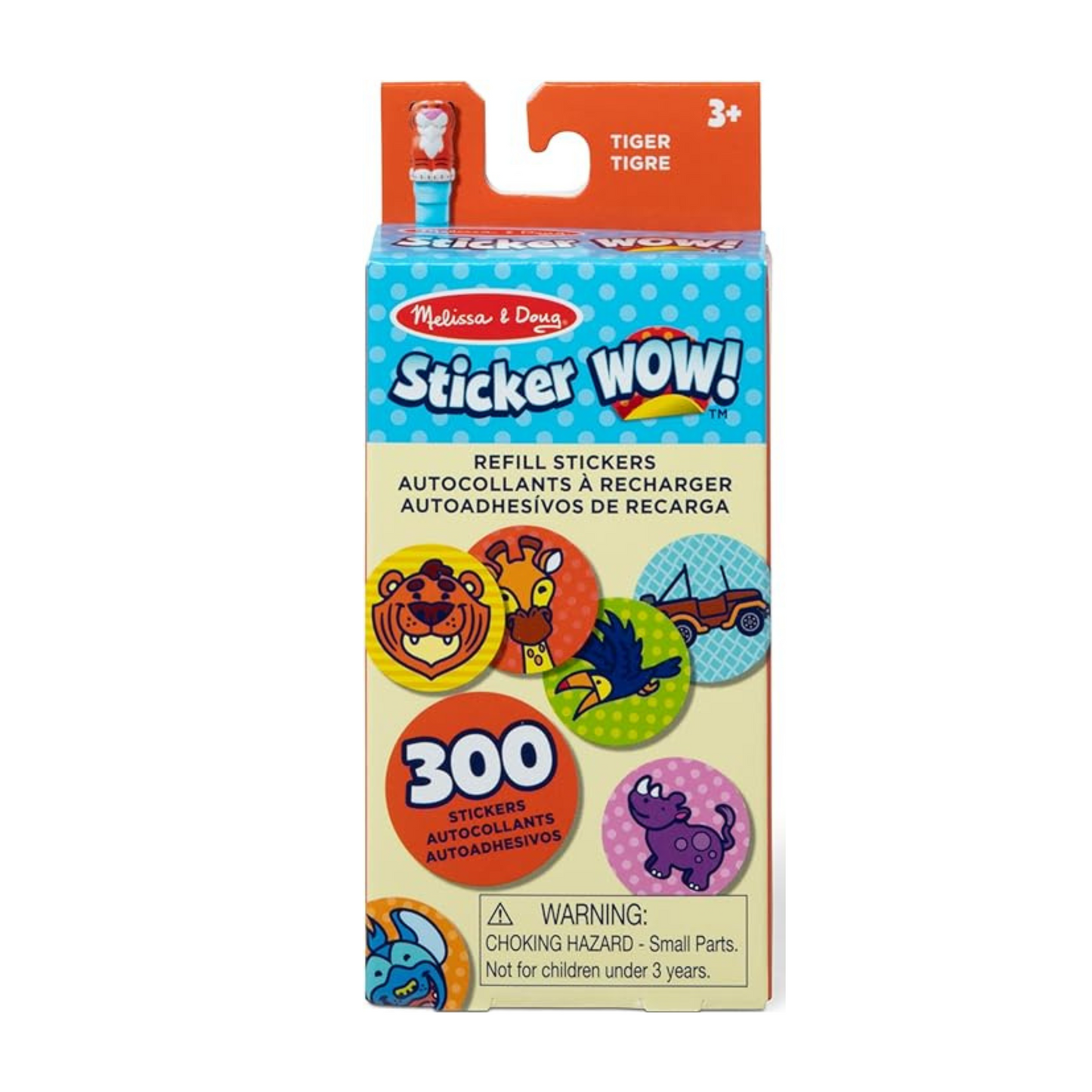 Melissa & Doug Sticker Wow! Refill Stickers - Tiger