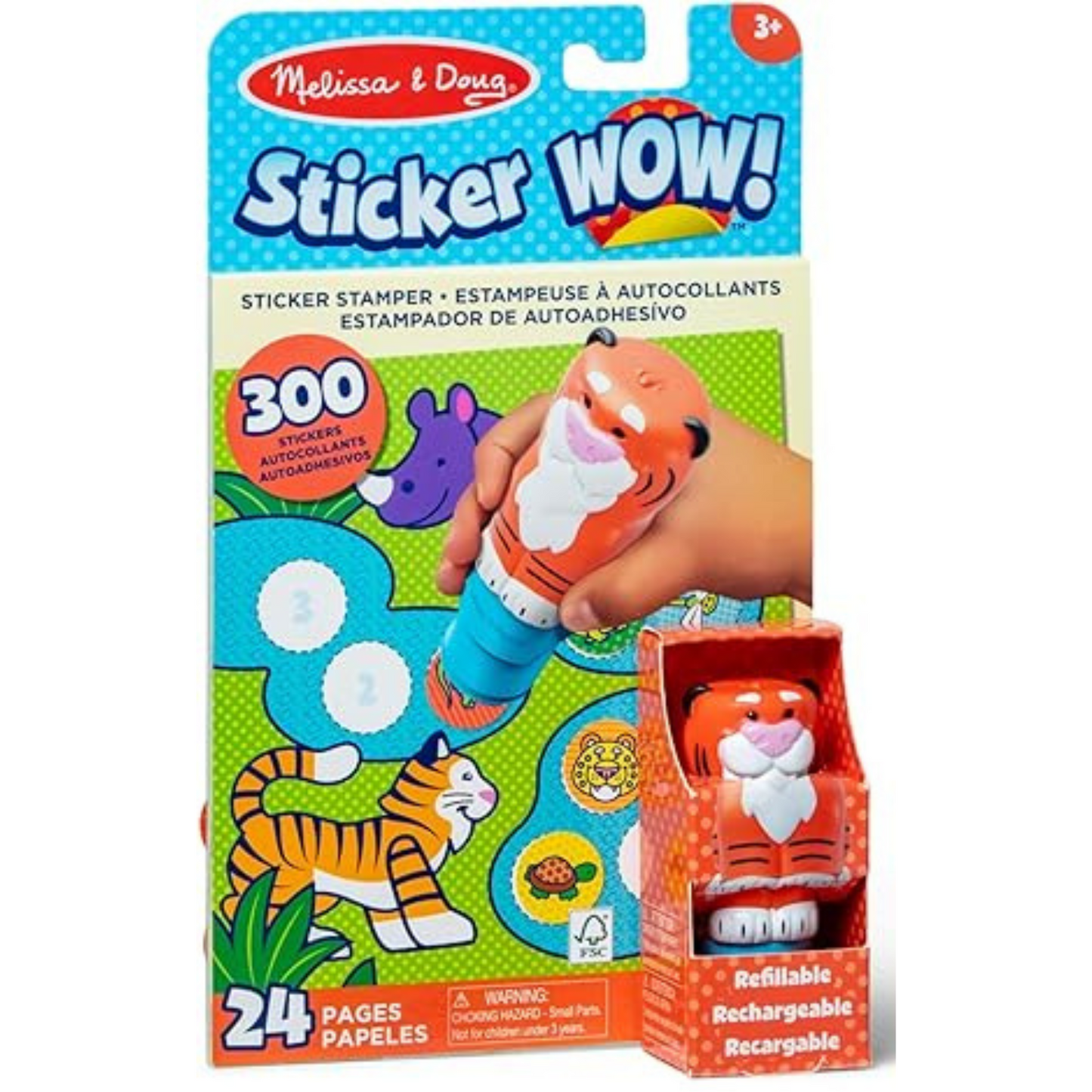 Melissa & Doug Sticker Wow! Srickewr Stamper & Activity Pad  Tiger
