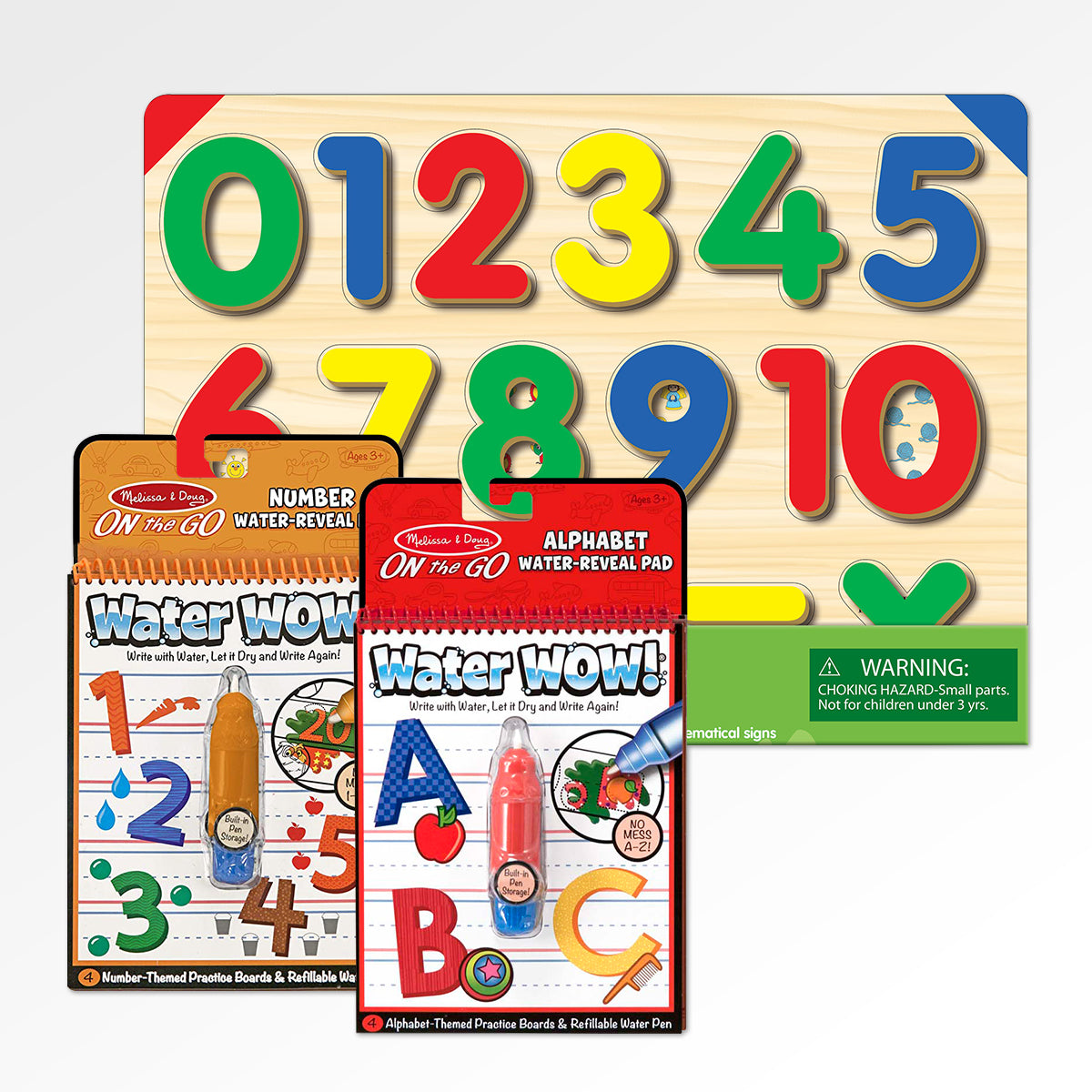 TLJ Lift & Learn Puzzle + M&D WW Alphabet & Numbers Bundle