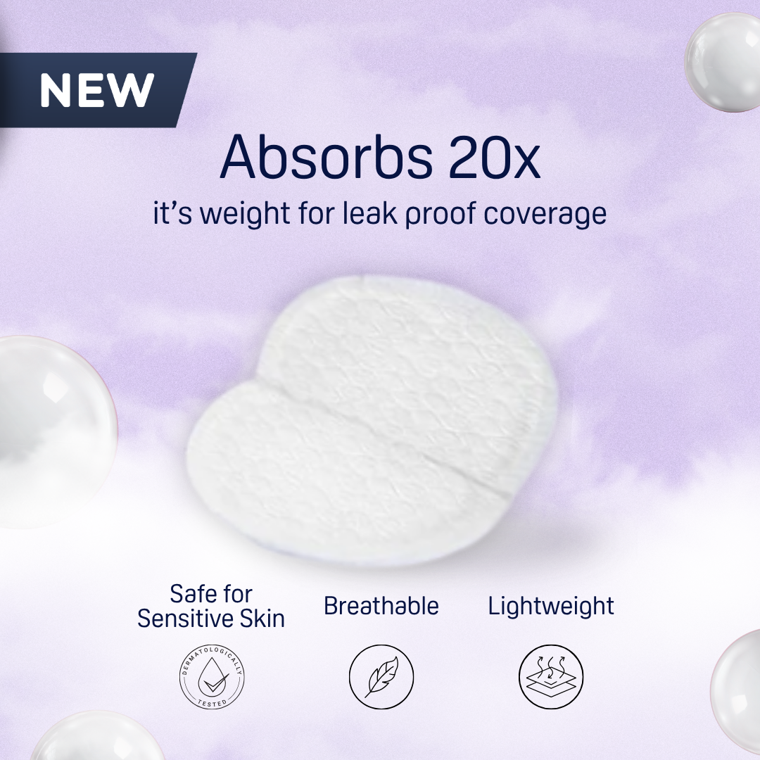 NEW Pigeon Breast Pads with Natural Lanolin (12pcs) - Soothing & Ultra-Absorbent Nipple Care Disposable Nursing Pads, Japan No. 1 Brand