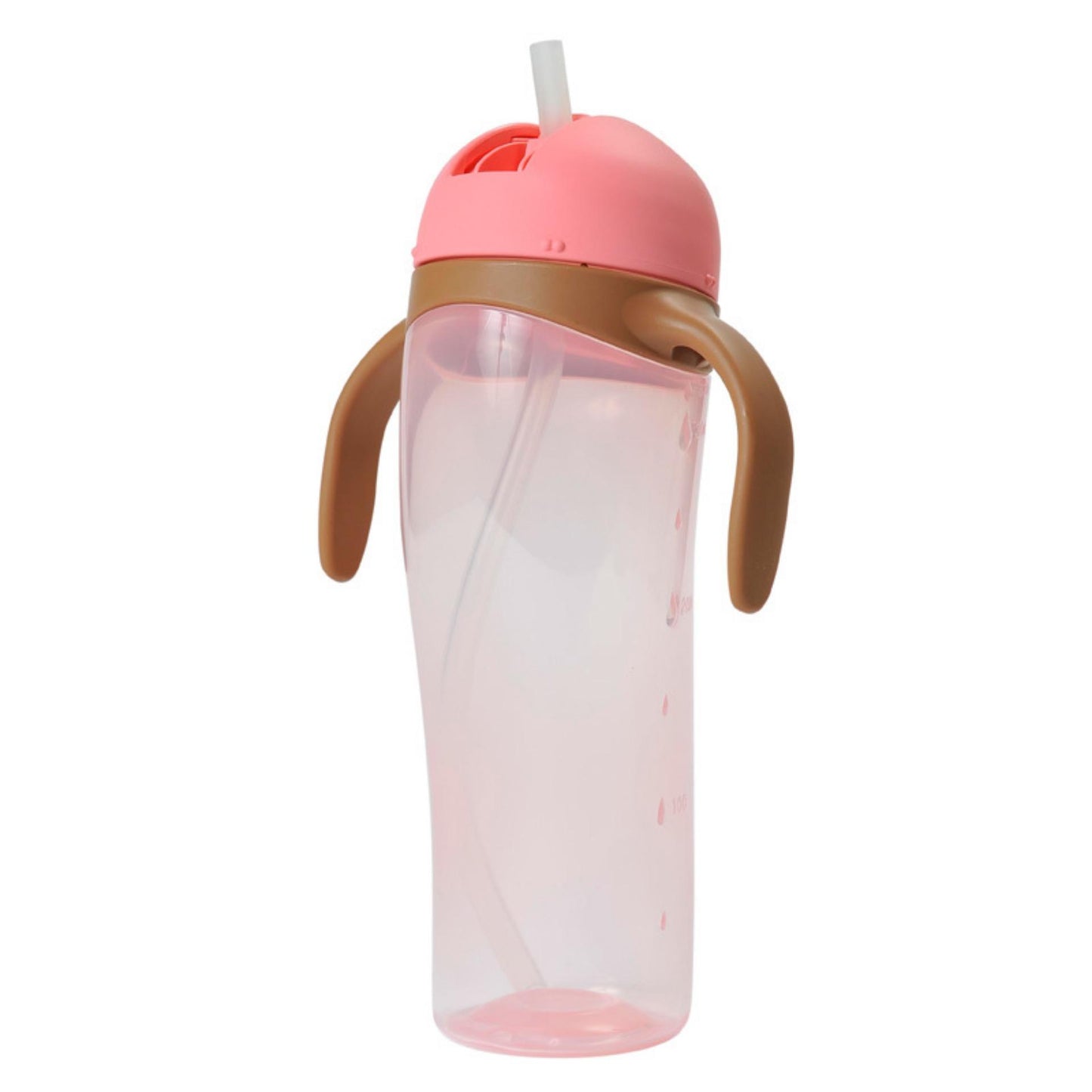 Pigeon Tall Straw Bottle (Pink)