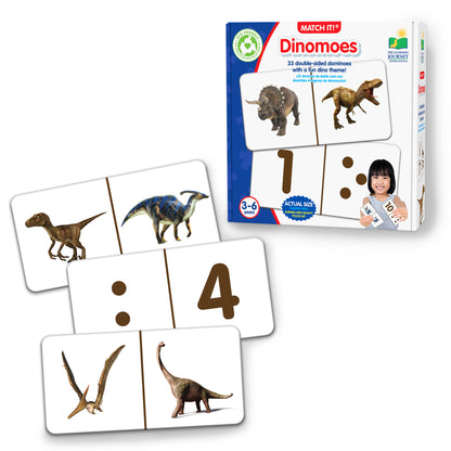 The Learning Journey Match It! Dinomoes