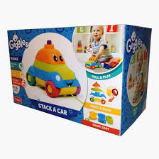 GIGGLES STACK A CAR PULL ALONG