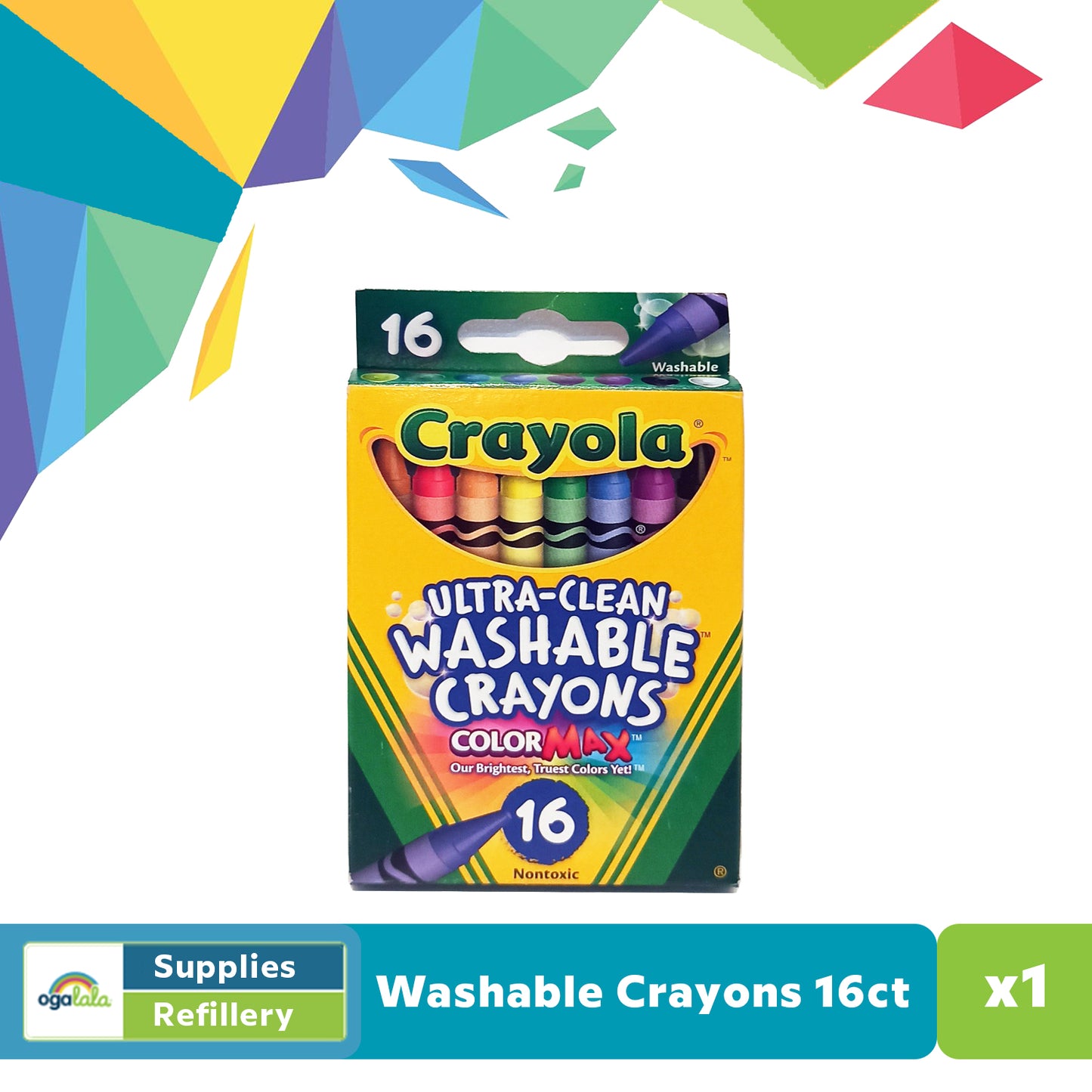 18ct WS Kids Paint + 10ct Supertips + 16ct WS Crayons