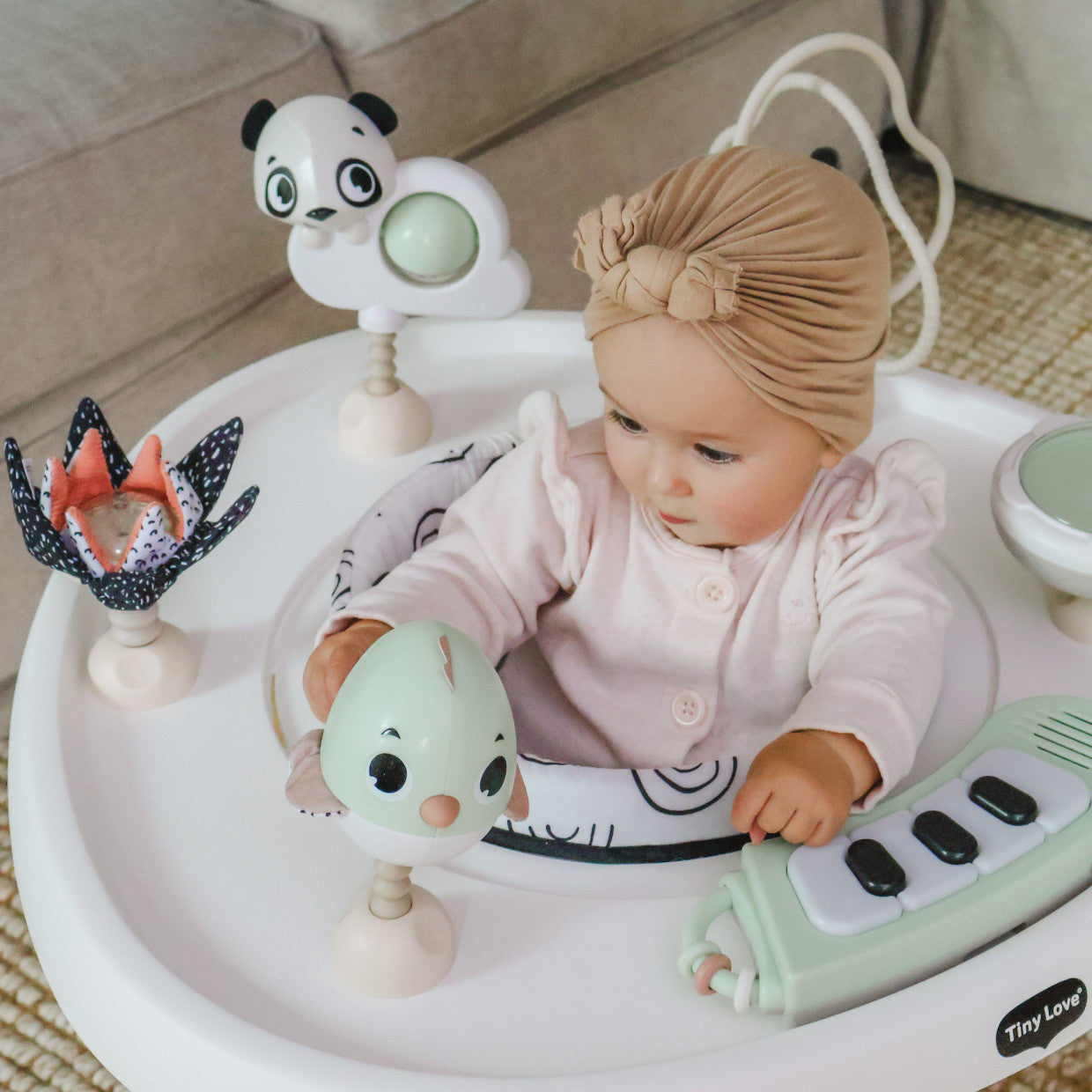 Tiny Love 5-In-1 Stationary Activity Center Black & White