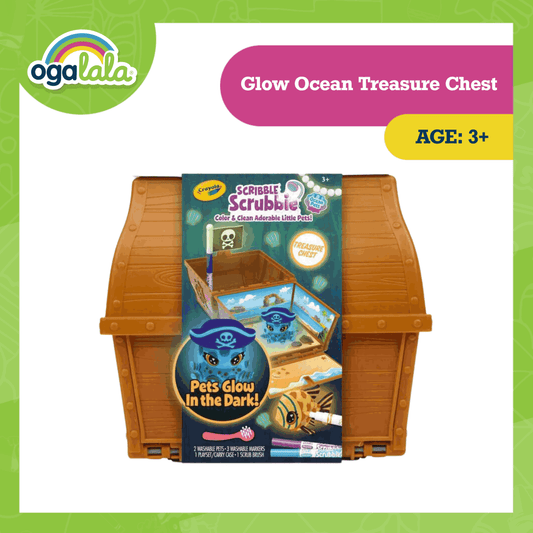 Crayola Glow Ocean Treasure Chest