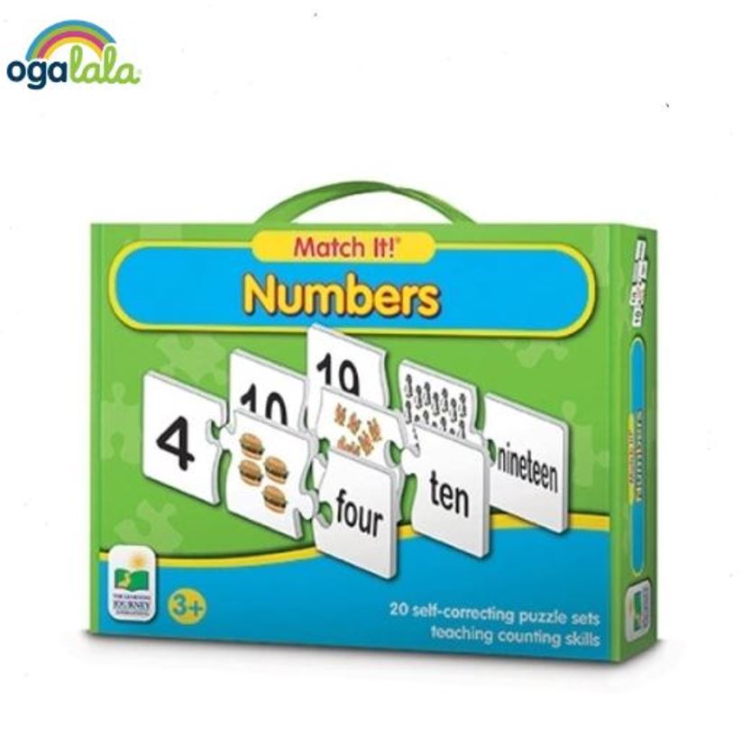 The Learning Journey Numbers (20 Self-Correcting Puzzle Sets teaching counting skills)