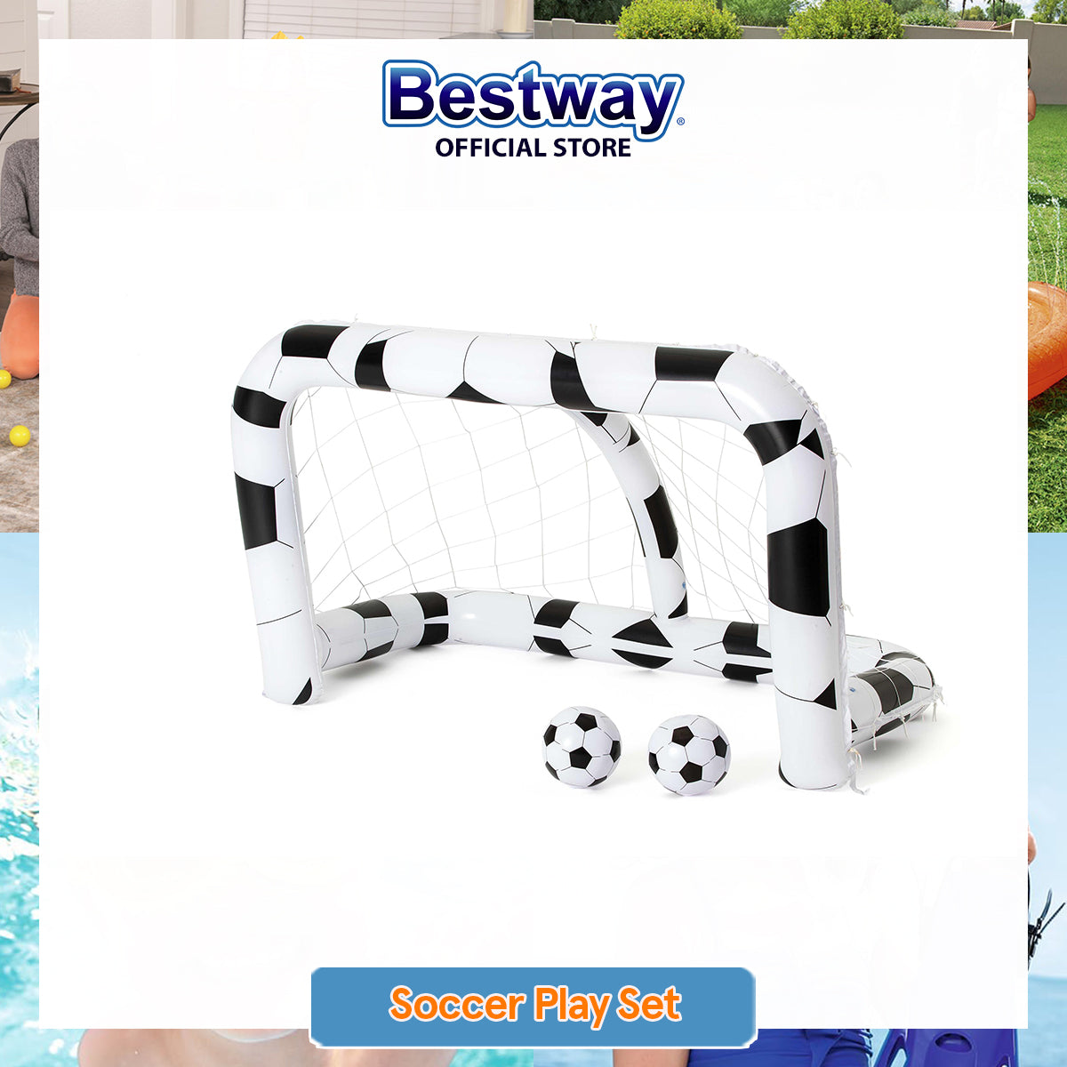 Bestway Inflatable Soccer Play Set