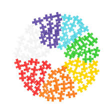 Plus Plus Rainbow mix / 100 pcs Tube