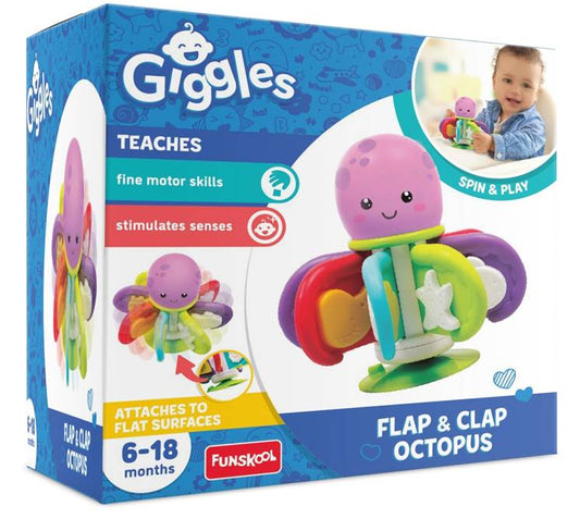 GIGGLES Flap & Clap Octopus
