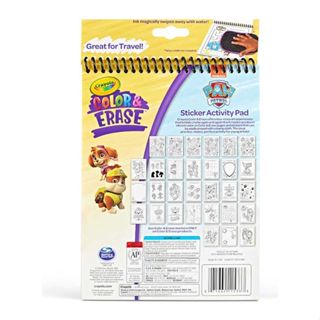 Crayola Color & Erase Sticker Activity Pad - PAW PATROL