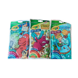 Crayola Pop-Out Pack 3 Asstd Bundle