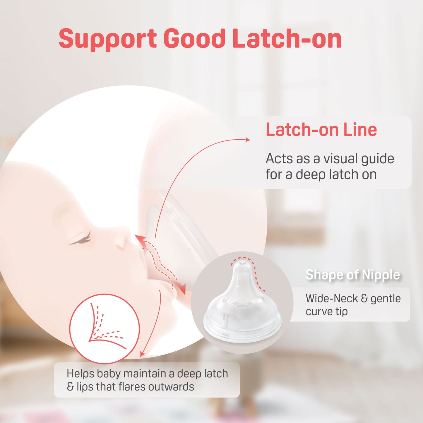 Pigeon Official - New and Improved Wide Neck PPSU Feeding Bottle 160ml 1pc, Size SS Round Hole Nipple, for 0+ Months Babies